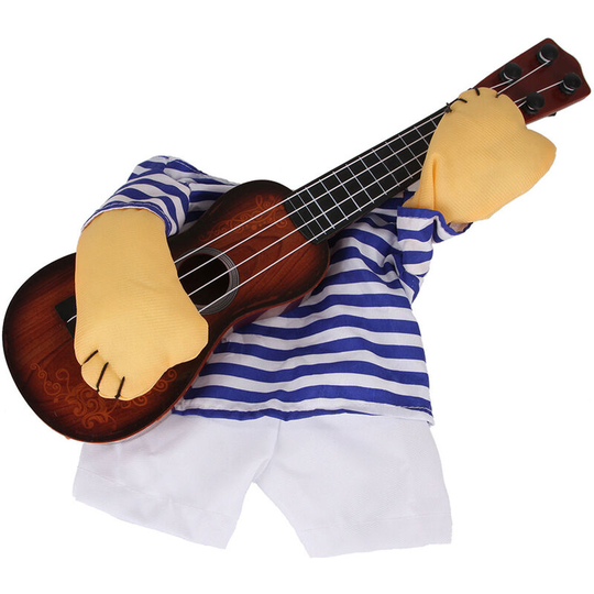 Pet Guitar Costume Dog Costume Funny Cat Clothes Pet Clothes Best Gift for Cosplay Party Weekend Parties