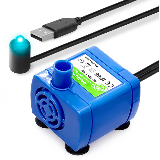 1.5L/H Mini Submersible Pump DR-DC160W usb dc 5V Pet Water Dispenser Water Pumps