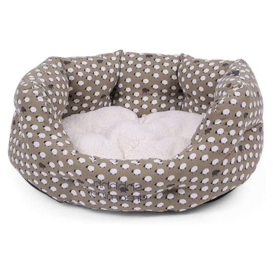 Petface Sheep Design Oval Dog Bed, X-Large