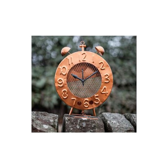 Marco Paul - Clock Hanging Standing Bird Seed Nut Feeders Mounted Outdoor Garden Feeding Station Wild Birds Food Treat Feeder Weatherproof Metal