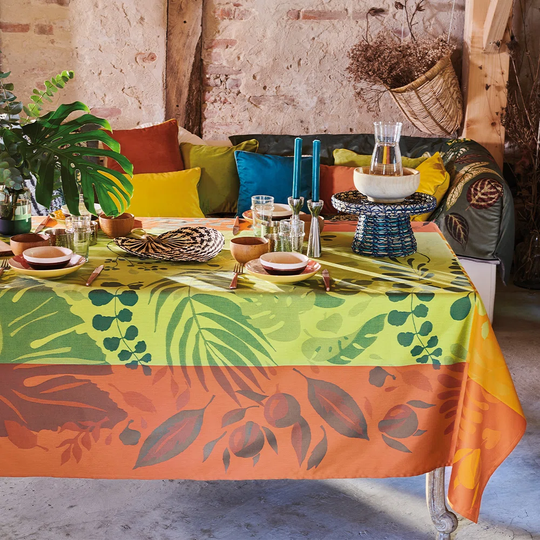 Rolfes Orange Festival Citrus Stain Repellent Tablecloth