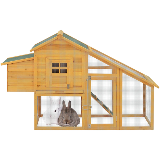 Kaitlin Weather Resistant Hutch with Ramp