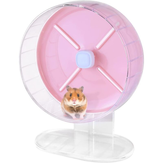 20 cm hamster wheel, super quiet hamster wheel with adjustable stand