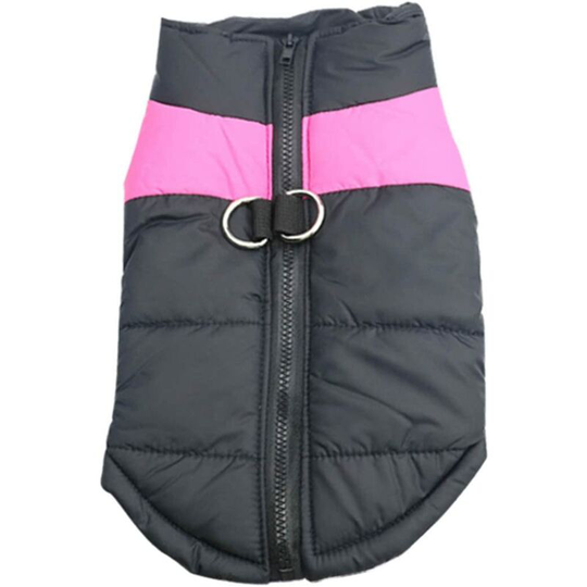 Waterproof Winter Dog Coat, Warm Jacket Pet Clothes Small Medium Large Dogs Puppy Cotton Vest Autumn and Cold Weather,XXL,Pink