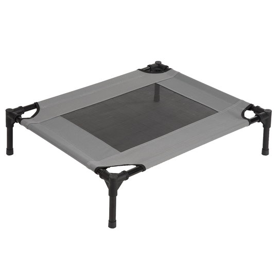 Relax Folding Dog & Cat Bed - Grey - Small: 76 x 61 x 18 cm (L x W x H)