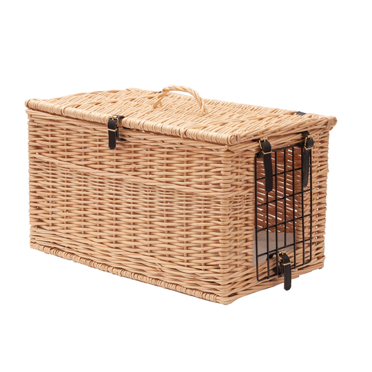 Aumüller Wicker Basket Cat Den - 30 x 53 x 39cm (L x W x H)