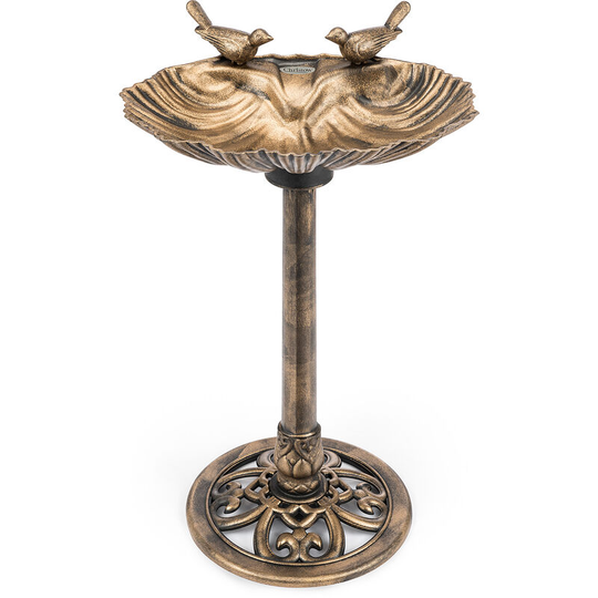 Clam Shell Bird Bath - Bronze - Bronze