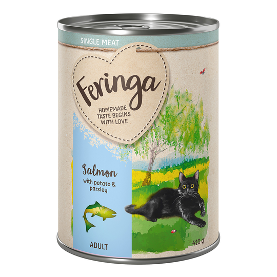 Feringa Single Meat Menu 6 x 410g - Salmon with Potato & Parsley