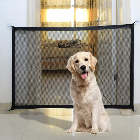 Dog Barriers, Magic Gate, Folding Dog Door Guard, Door and Stair Guard Thsinde 180*72
