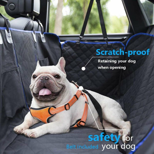 Pecute 100% Waterproof Dog Seat Cover, Rear Seat Protector Cover with Viewing Window, Rear Bench Protector Cover for Car and SUV 137*147