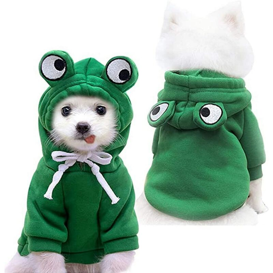 Dog Hoodie, Cute Dogs Hooded Sweatshirt, Warm Clothes for Small Medium Pet Dog Cat (co.ukog,Medium)