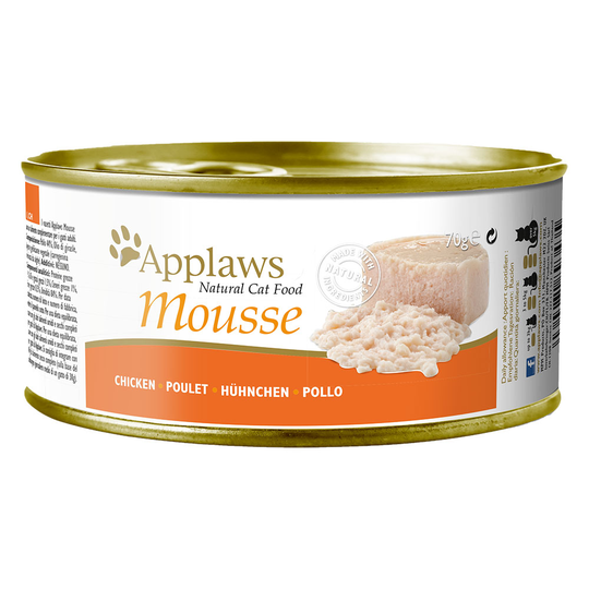 70g Applaws Mousse - Chicken (24 x 70g)