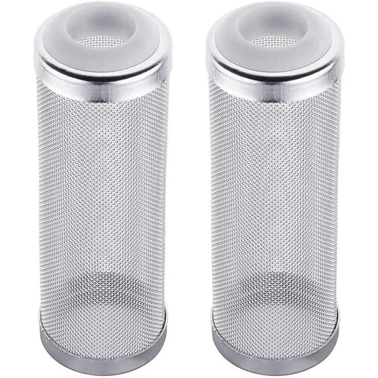 Aquarium Filter Guard, Aquarium Fish Tank Filter Mesh Net, Stainless Steel Aquarium Filter Guard 16mm 2pcs