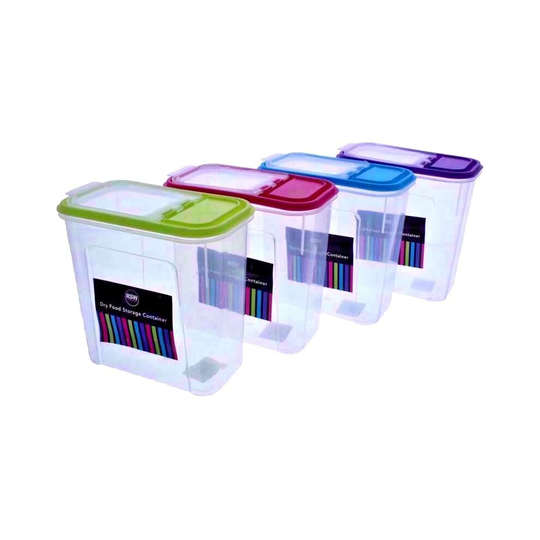 KARRMA 2 Litres Dry Food | Cereals | Dog Food |Storage Containers With Lid Quality Plastic Perfect For Saving Space In The...