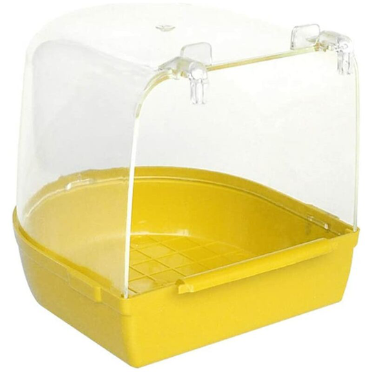 Modou - Bird Bath Safe Shower Parrot Bath Hanging Tube Cleaning Bath, Parrot Washing Cage Accessories Pet Washing Supplies