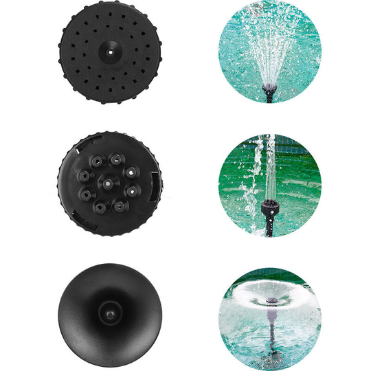 Aquarium aquascape water pump fountain head wave oxygenation swimming pool small fountain rockery submersible pump landscape fountain head (small)