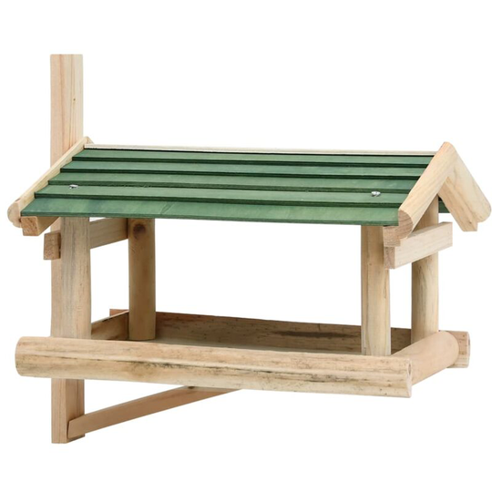 Topdeal - Bird Feeder Solid Wood 35x29.5x21 cm FF314818_UK