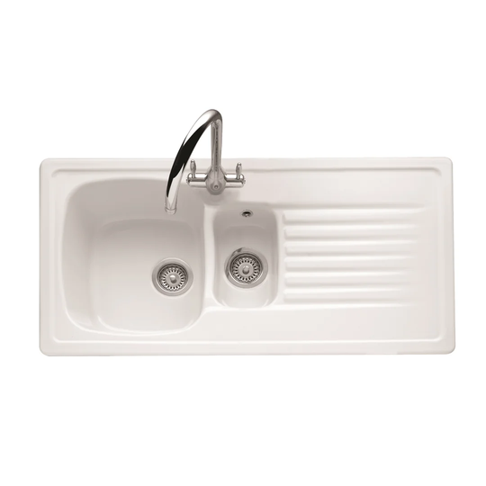 Ashford 100cm x 51cm Double Bowl Inset Kitchen Sink