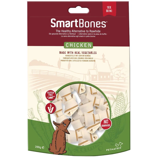Dog Chew Treat Chicken (Pack of 18) (Pack Of 18) (Chicken) - Chicken - Smartbones