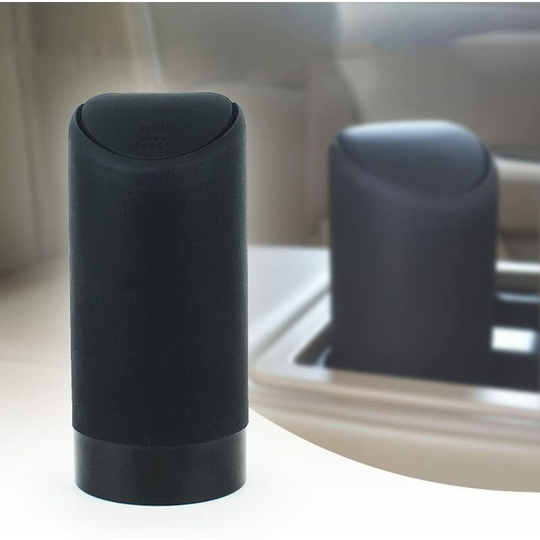Car Trash Can, Small Litter Trash Holder Silicone Cup Holder Water Bottle Holder Rubbish Bin Travel Trash Can for Car Home Office