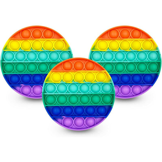 Pack Colorful Pop Sensory Fidget Squeeze Toys