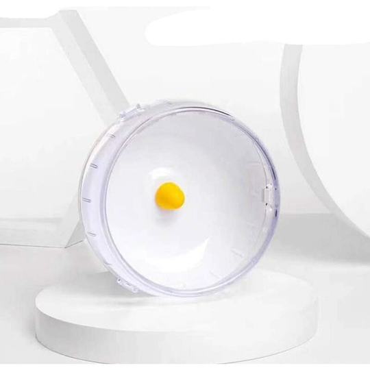 5.5 Inches Silent Hamster Wheel - Pets Running Sports Exercise Wheel + Cage Attachment