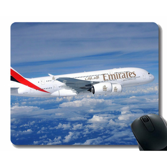 (300X250X3) Gaming Mouse Pad,Cloud Airbus A380 aircraft aircraft Mouse Mat,Non-Slip Rubber Base Mousepad