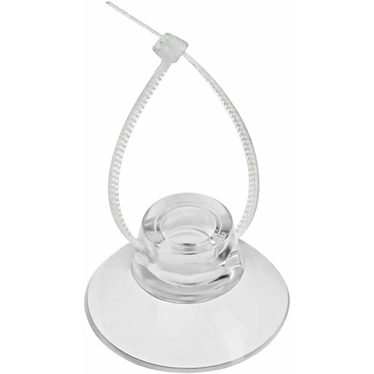 20 Pack Suction Cups with 40 Adjustable Zip Ties for Dodge Nest Foam Shrimp Dependent Aquarium