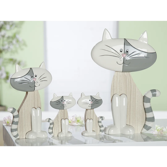 Cat Assorted Jonty 2 Piece Figurine Set