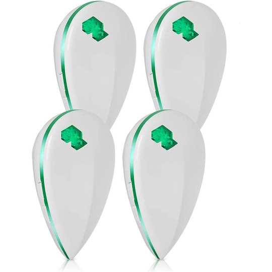 Deckon - Ultrasonic Mosquito Repeller 4Pcs Electronic Mouse Repellent Mosquito Repellent Indoor Ultrasonic Repellent for Mosquitoes Cockroach Spider