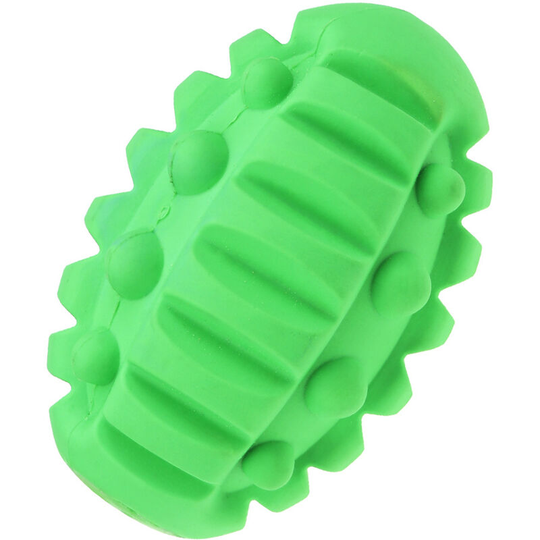 Deckon - Indestructible Dog Toy Dog Toy Ball Dog Chew Toy Sturdy Rubber Sound Ball with for Small Medium Large Dogs 11cm-Green