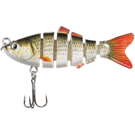 TARUOR Multi Jointed Swimbait Lures for Fishing 6 Segment Lifelike Artificial Hard Bait Crankbaits Fishing Lure Tackle,Color 1 - Color 1