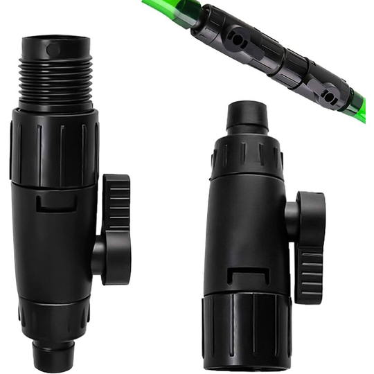 Aquarium Hose Valve Quick Release Connector for Fish Tank Valve Water Flow Control Valve Hose Connector Adapter with Quick Release Handle
