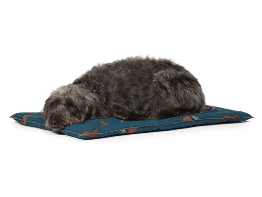 Woodland Stag Cage Mattress in Blue