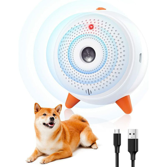 Perle Rare - Ultrasonic Anti Bark Device for Dogs, Automatic Anti Barking Device for Dogs, 33 Feet Rechargeable Waterproof Dog Bark Control Devices