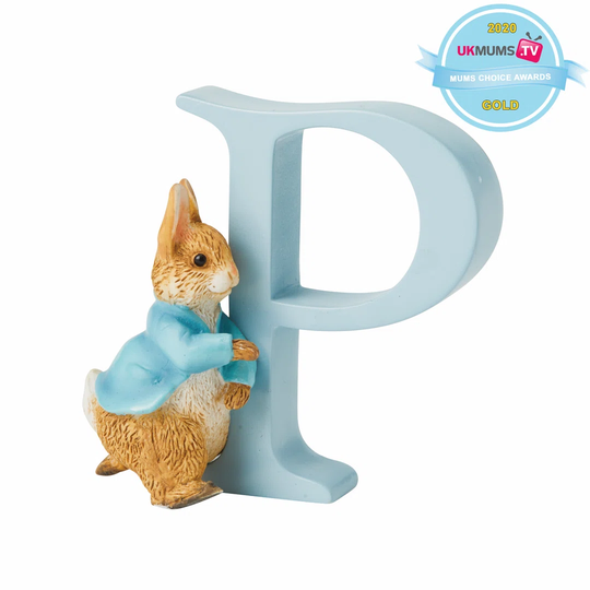 Peter Rabbit Letter P Figurine