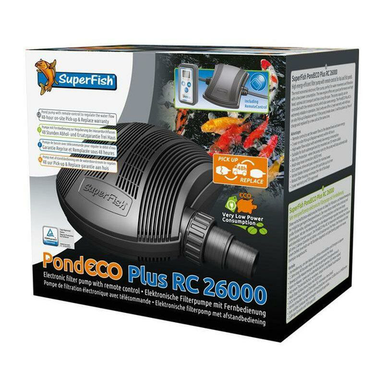 Superfish - PondECO Plus rc Filter Pump 26000