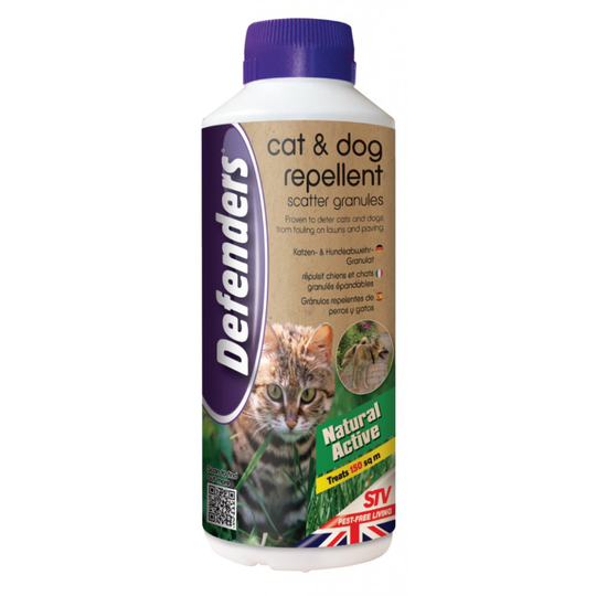 450g Cat Repellent Granules - Scatter Repeller Dog Stv Defenders Stv616 - cat granules 450g scatter repeller dog repellent stv defenders stv616