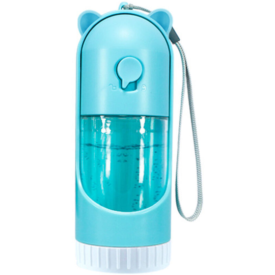 Superseller - Portable Stretchable Pet Water Dispenser 220mL Dog Water Bottle Pet Travel Water Bottle Bowl Holder Drink Cup Tray Leak Proof Dog Cat
