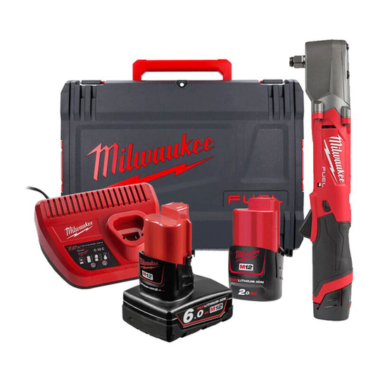 Milwaukee M12 FRAIWF38-622X 12V 3/8' Right Angle Impact Wrench Kit