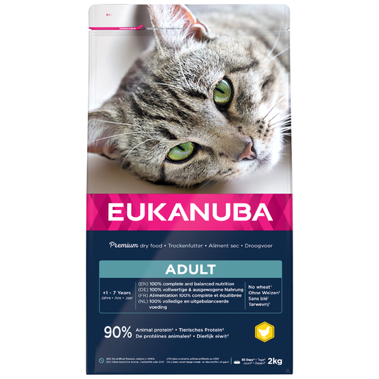 2kg Eukanuba Dry Cat Food - 15% Off!* - Top Condition 1+ Adult (2kg)
