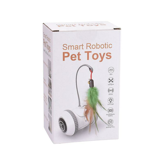 Automatic sensor cat toys interactive smart robotic electronic feather teaser self-playing usb rechargeable kitten toys for pets
