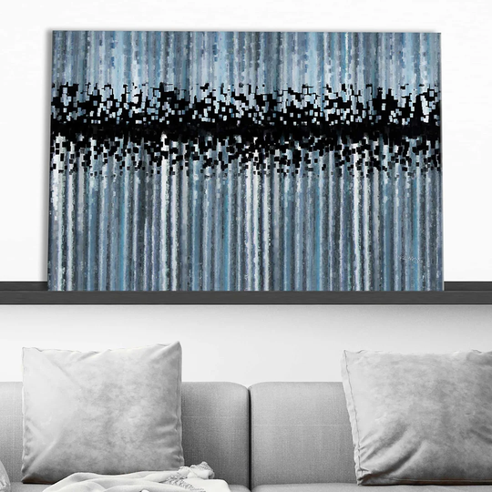 Being Worried by Mark Lawrence - Wrapped Canvas Painting Print