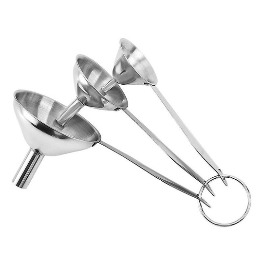 Kitchen Tools Stainless Steel Drain Funnel 3 in 1 Kitchen Supplies (A-1B) -