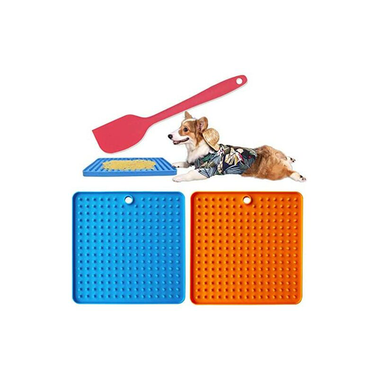 Non-Slip Pet Bowl with Maze Shape - Promotes Healthy Eating and Slow Digestion (3-Pack)