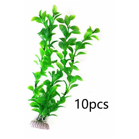 Perle Raregb - High Quality Aquarium Landscaping Simulation Aquatic Plants 25 cm Plastic Green Grass Ornaments Aquarium Decoration False Aquatic