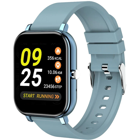 Smart Smartwatch 1.5 'Waterproof Watch IP67 Sport Watch Pedometer Sleep Smart Watch Men Women,Heart Rate Monitor Blood Pressure-Blue