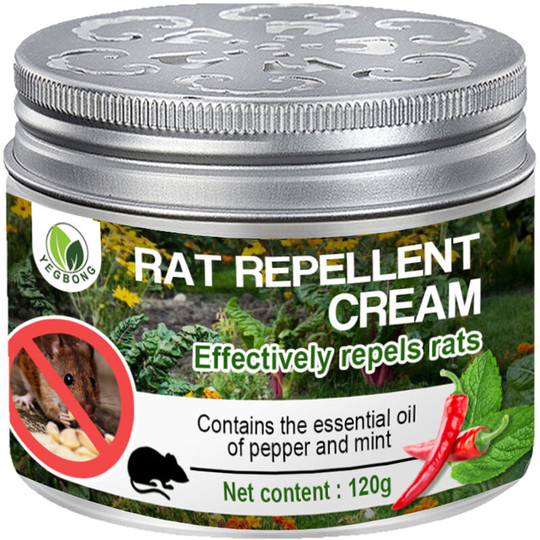 Yegbong Rat Repellent Cream Gardening Household Rat Repellent Vegetable Garden Repel Rat Extract Plant Essence to Avoid Rat Trap