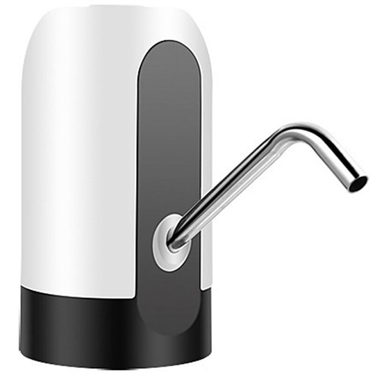 5 Gallon Bottle Automatic Electric Drinking Water Jug Pump Waterproof usb Charging Water Dispensing Pump, White