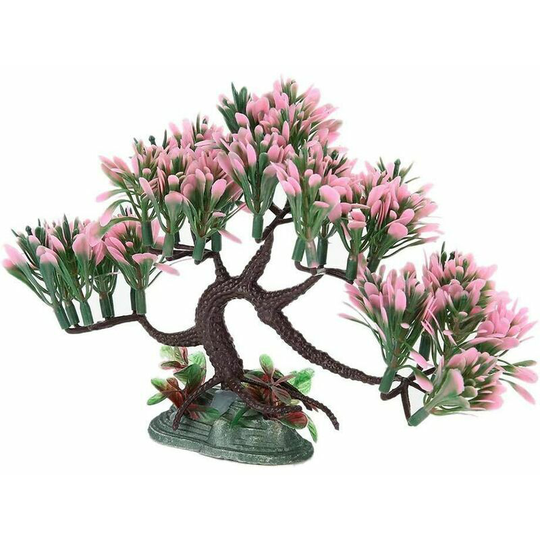 Morejieka - Aquarium Artificial Aquatic Plants, rlife Plastic Resin Fish Tank Ultra-Realistic Vivid Plant Decorations Fern Aquatic Plants for